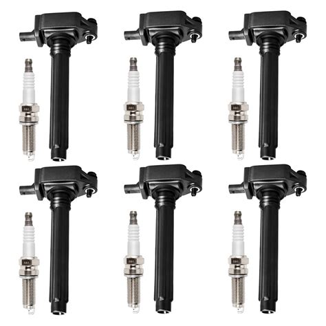 Set Of 6 ISA Ignition Coil 6 Iridium Spark Plug For 2011 2020 Dodge