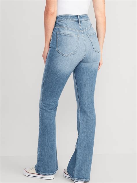 Extra High Waisted Flare Jeans Old Navy