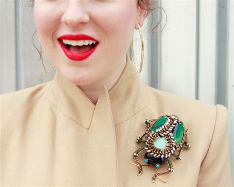 How To Wear A Brooch On A Sweater