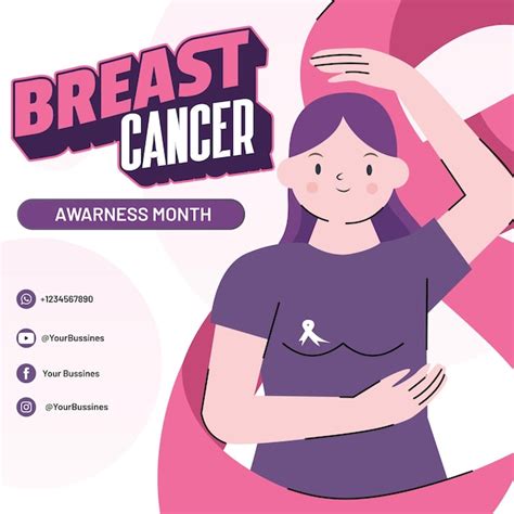 Premium Vector Breast Cancer