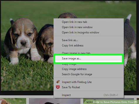 How To Save Pictures Onto Your Pc With Pictures Wikihow