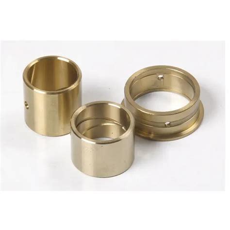 Custom Copper Sleeve Wear Resistant High Strength Sliding Bearing Brass