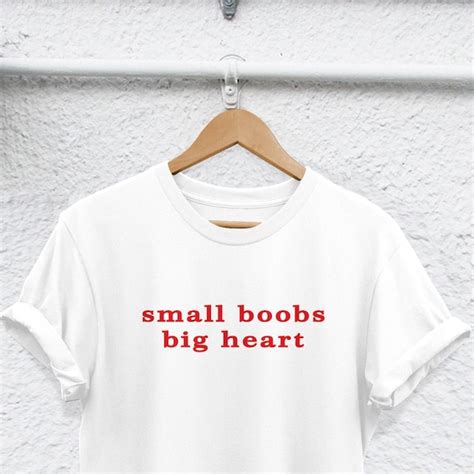 Small Boob Big Heart Etsy