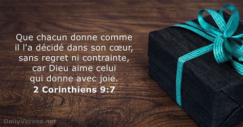 25 Versets Biblique Sur Donner