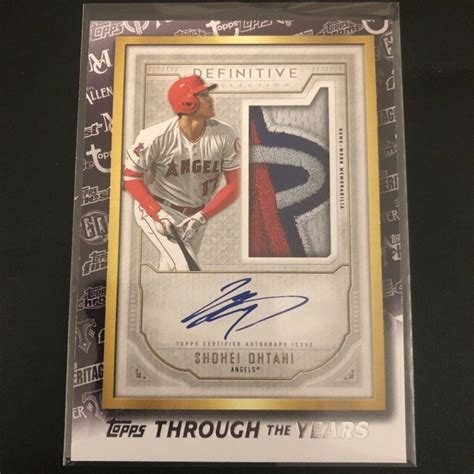 大谷翔平 2021 Topps 簽名球衣復刻卡 Shohei Ohtani 收藏首選 蝦皮購物