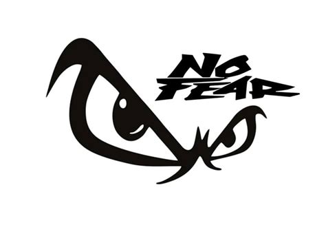 Decal Sticker No Fear Logo Ubicaciondepersonascdmxgobmx