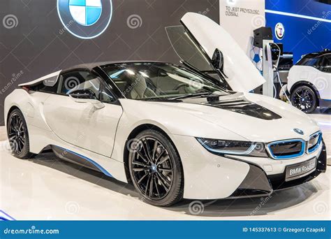 Electric BMW I8 Roadster, EV Eco Friendly Car Manufactured and Marketed by BMW Editorial Stock ...