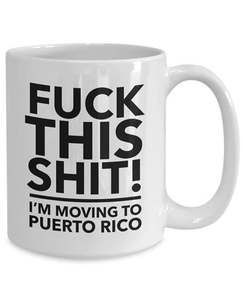 Moving To Puerto Rico Relocating To Puerto Rico Gift Puerto Rico Mug Co