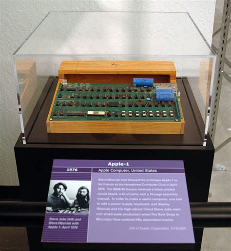 The Very First Apple Product The Apple 1 Computer 1976 Apple