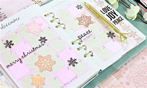 December Planner Set Up - Paper Craft Secrets