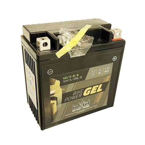 Intact Gel L B Bike Power Gel Ah Motorradbatterie Din Yb L