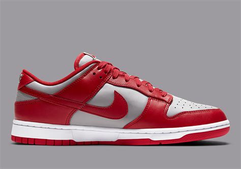 Nike Dunk Low Unlv Medium Grey Varsity Red Release Date