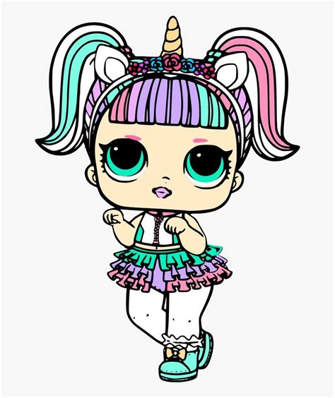 L O L Surprise Doll Png Lol Unicorn Doll Svg Transparent Png