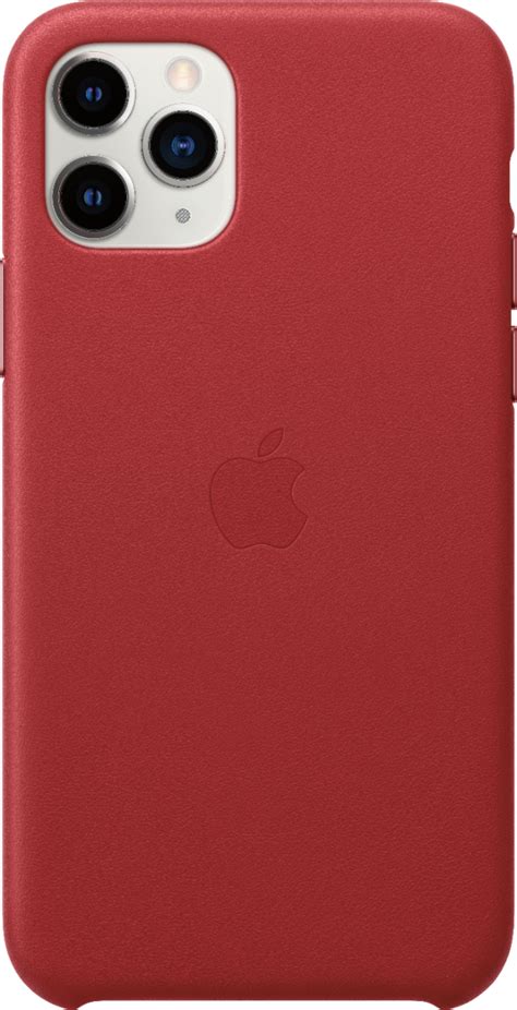 Customer Reviews Apple Iphone 11 Pro Leather Case Product Red Mwyf2zm