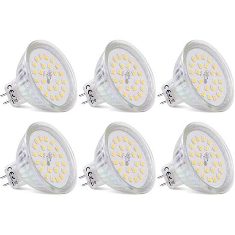 Ampoules Led Spot Gu5 3 Mr16 Blanc Naturel 4000k 3 8w Équivalent À