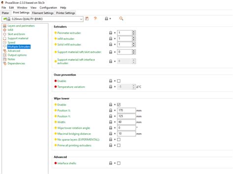 Preparazione G Code Per Mmu S Prusa Knowledge Base