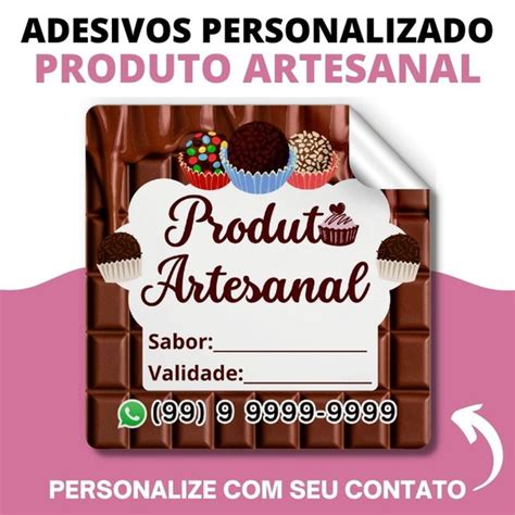 Etiquetas Adesivos Personalizados Produto Artesanal Elo7