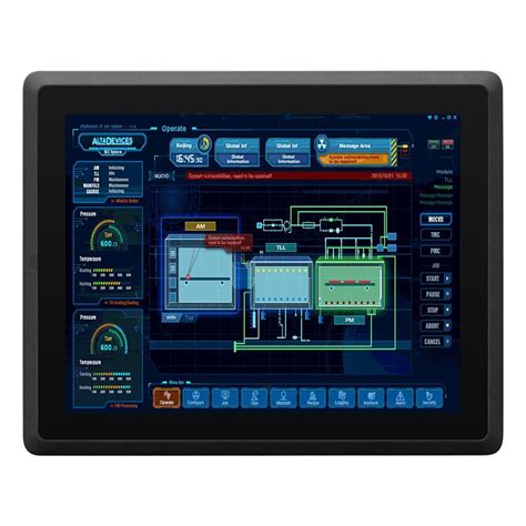 New Aluminum 15 Inch Fanless Touch Panel J1900 All In One Industrial PC