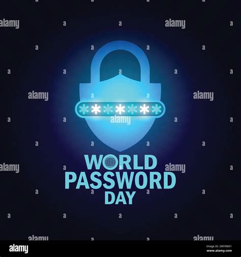 World Password Day Holiday Concept Template For Background Banner