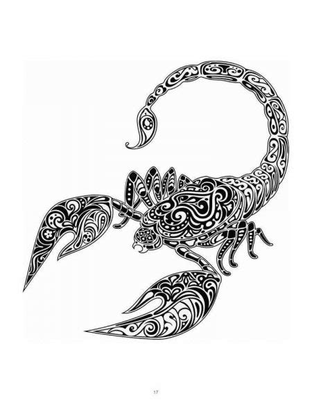 Scorpio Coloring Pages For Adults