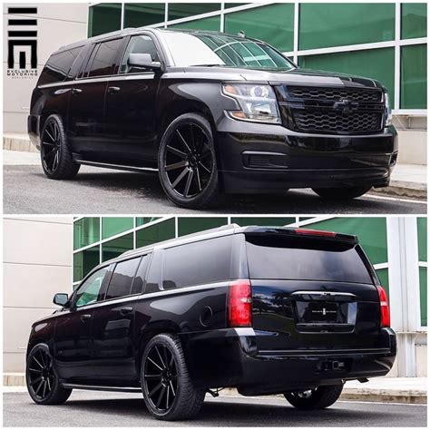 Exclusive Motoring Worldwide: Chevrolet Suburban customized with gloss black...