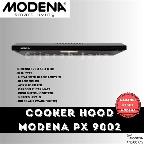 Jual Modena Slim Hood Px Modena Cooker Hood Cm Px