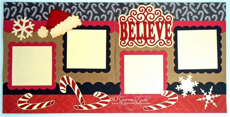 BLJ Graves Studio: More Christmas Scrapbook Pages