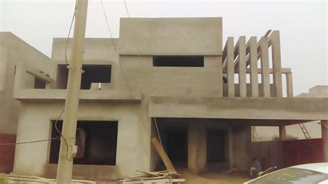 Grey Structure House Starting From 1200 Sqft By AL Naafay