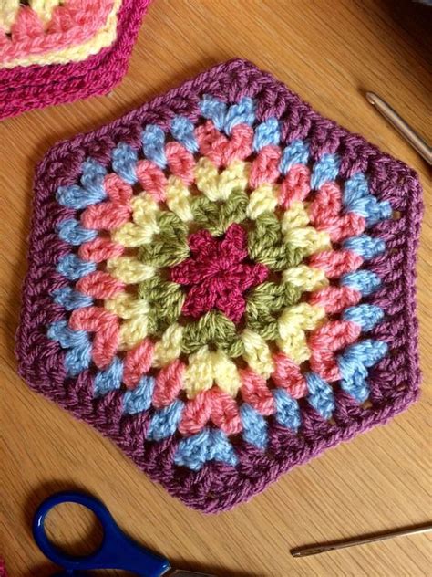 Granny Hexagons The Crochet Swirl