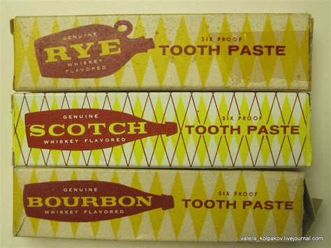 Зубная паста со вкусом виски и бурбона - КегПортал - Покупка пивных кег ...