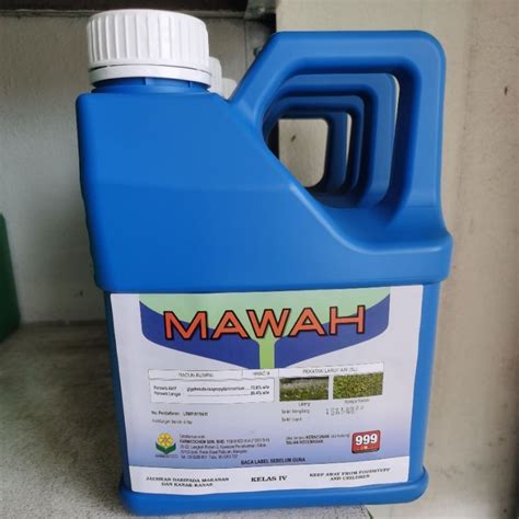 Racun Rumput Mawah 4 Liter Racun Rumput Lambat Mati Racun Rumput