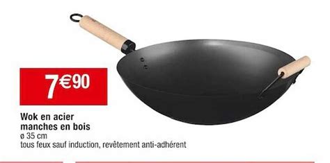 Promo Wok En Acier Manches En Bois Chez Cora ICatalogue Fr