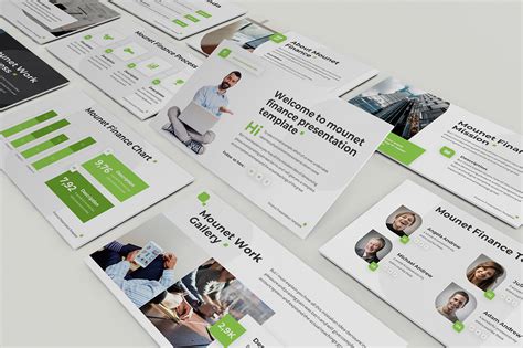 mounet finance  template  behance