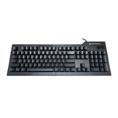 CyberPowerPC KB 161 306 Wired Gaming Keyboard 01 Nohi White LED Backlit