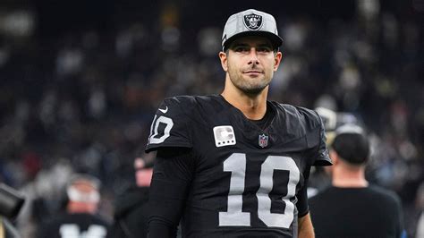 Raiders Jimmy Garoppolo Hit With Two Game Suspension For Violating Nfl