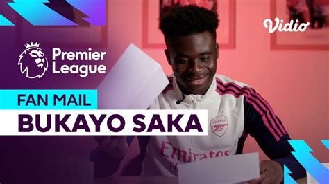 Fan Mail Bukayo Saka Arsenal Premier League 2023 24 Vidio