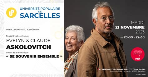 rencontre  conference avec evelyn  claude askolovitch site