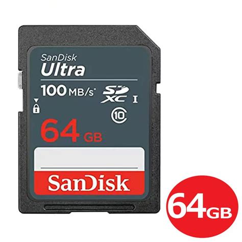 サンディスク Sdxcカード 64gb Ultra Class10 Uhs 1 100mbs Sdsdunr 064g Gn3in Sd