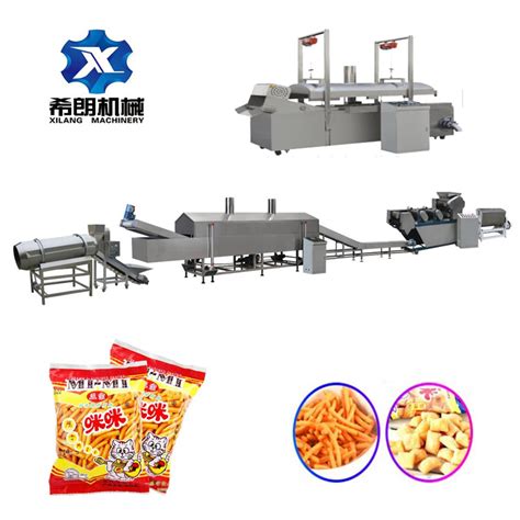 Chips Extruder Machine Tortilla Snack Extruder Twin Screw Extruder In