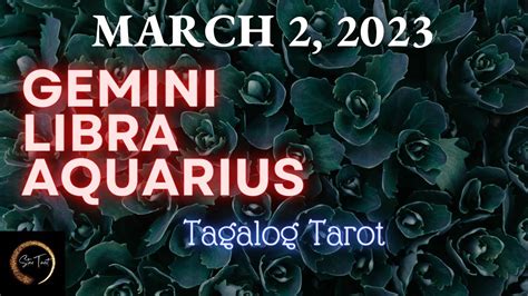 March 2 2023 Air Signs ♊️gemini♎️libra♒️aquarius🌈 Tagalog Tarot