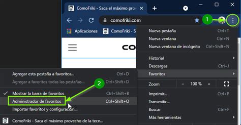 C Mo Crear Ver Y Editar Marcadores En Google Chrome