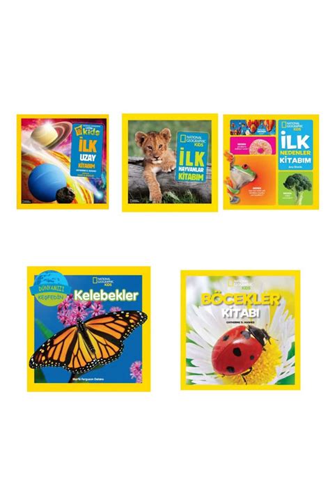 National Geographic Ng Kids Ilk Kitaplarım Serisi 5 Kitap Her Biri 24