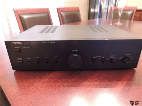 Vintage Rotel Ra Bx Integrated Amplifier Watts Channel Rms Photo