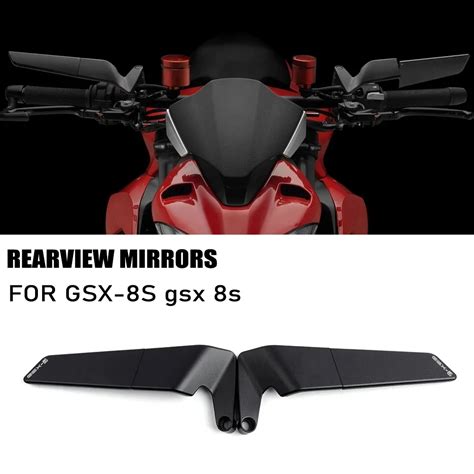 For GSX 8s Gsx 8s GSX Motorcycle Rearview Mirror New Winglet Invisible