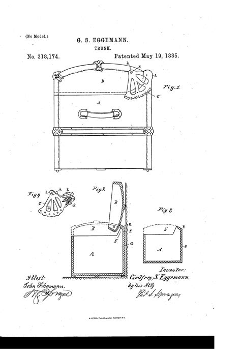 John B Duguid Steamer Trunk Format Wall Trunk Collectors Weekly