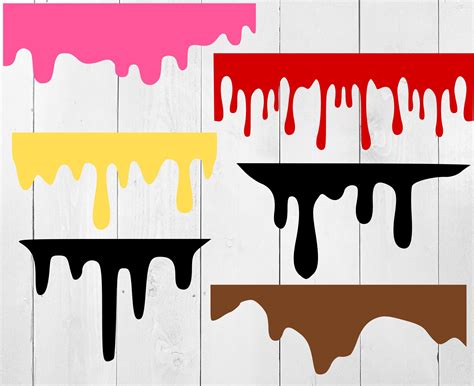 Mirror Painting Drip Painting Scrapbook Clipart Scrapbook Cards