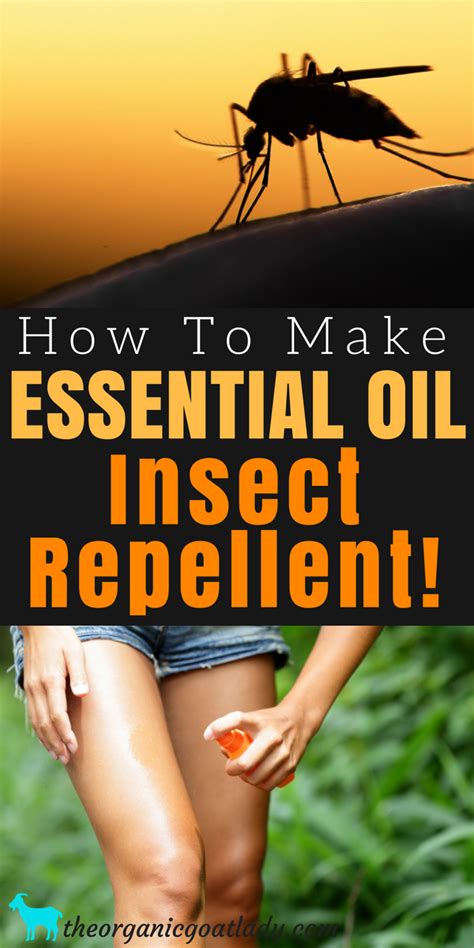 Make Your Own Essential Oil Mosquito Repellent The Organic Goat Lady