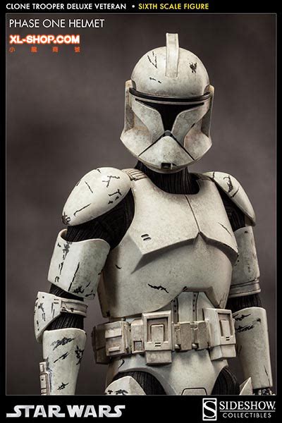 Sideshow Star Wars Clone Trooper Deluxe Veteran 16 Scale Figure