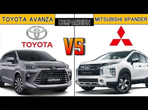 2022 Toyota Avanza Vs Mitsubishi Xpander Comparison YouTube