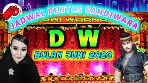 Jadwal Pentas Sandiwara Dwi Warna Bulan Juni Live Streaming Hari